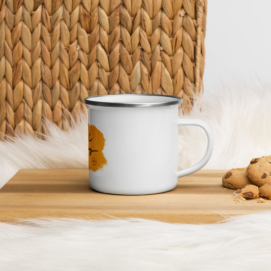 Enamel Mug Happy