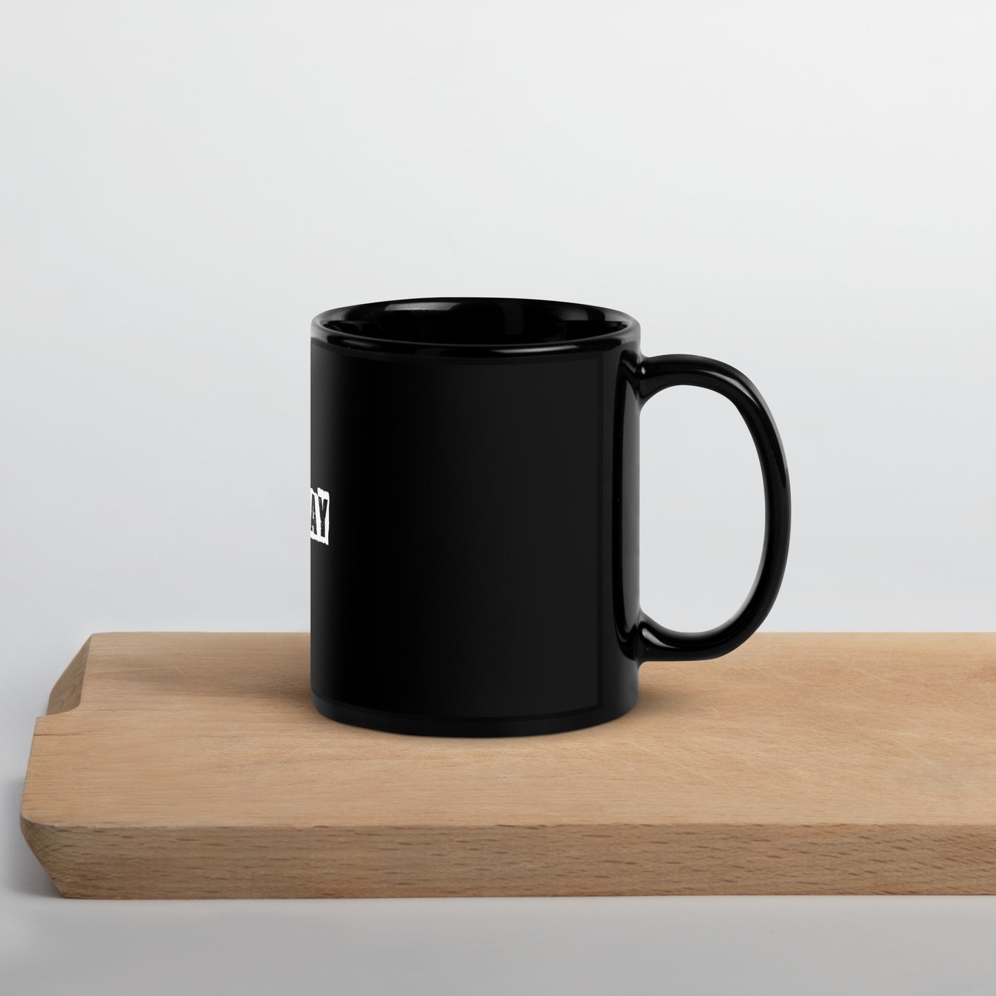 Black Glossy Mug My Way